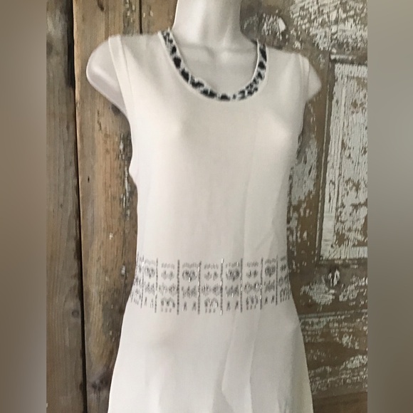 Kayla By Tally Taylor Knit Dress With Cardigan Size 6 Designer Church - Picture 5 of 13